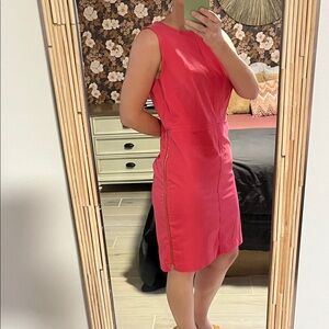 Ann Taylor Vibrant Pink Dress